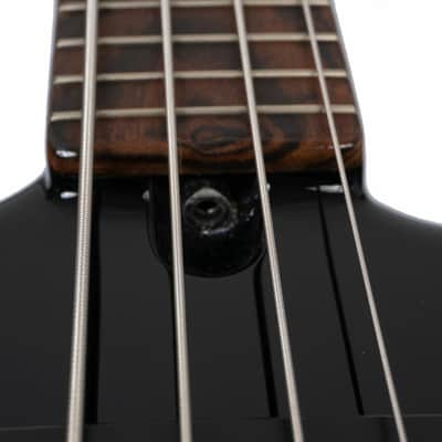Muckelroy Custom Doubleneck Headless Bass 6-string Fretless 4-string Fretted 2016 Black *Video* image 12