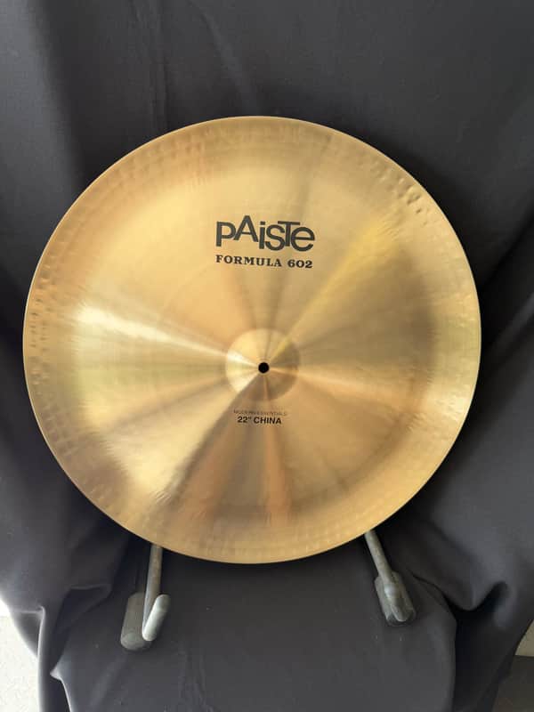 Paiste 22" Formula 602 Modern Essentials China Cymbal 2013 - 2006g - Serial #13055423 image 1