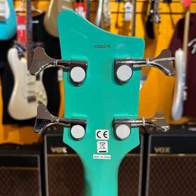 Eastwood - Airline Map Bass Long Scale - Rosewood - Seafoam Green (No Case Or Bag) - USED image 4