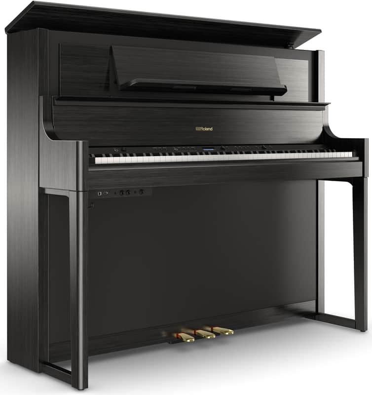 Roland LX-708 88-Key Digital Upright Piano 2018 - Present - Charcoal Black image 1