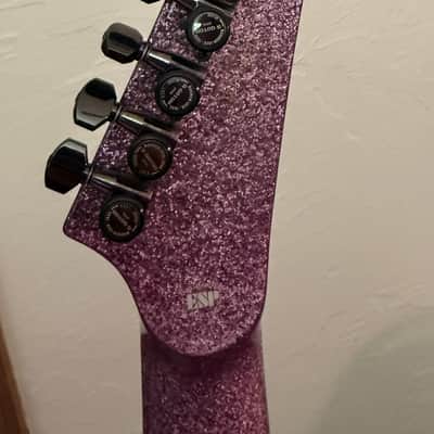 ESP E-II Horizon NT-7B Hipshot 2019 - Present - Purple Sparkle image 9