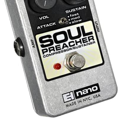 Electro Harmonix Soul Preacher Comp/Sustainer Effect Pedal image 2