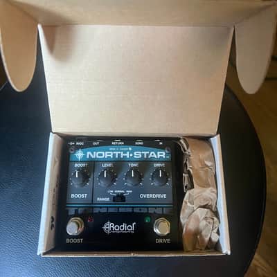 Radial ToneBone North-Star Overdrive/Power Booster 2010s - Black/Teal image 3