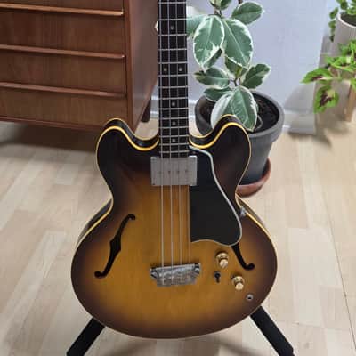 1964 Gibson EB-2 Sunburst EB2 American Vintage 60s 1960's Natural Aged Relic Kalamazoo USA Bass Guitar image 6
