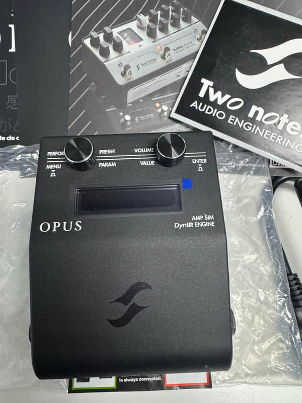 Two Notes OPUS Amp Sim / DynIR Engine 2023 - Present - Black image 1