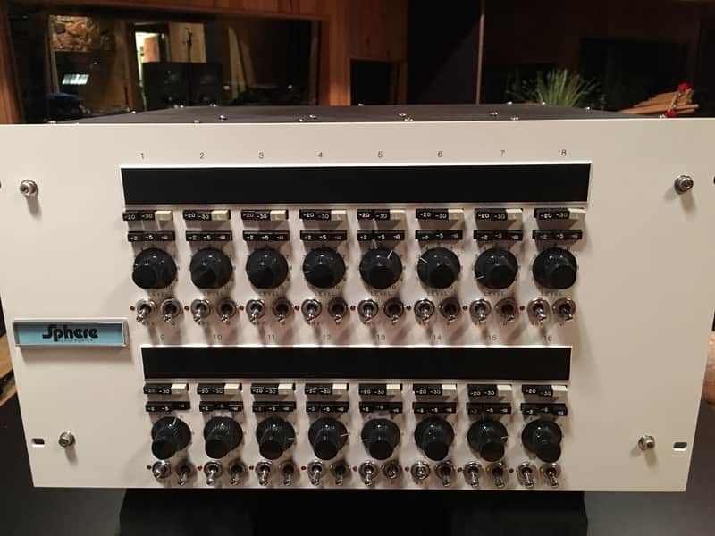 Custom Built Sphere Eclipse C - 16 Channel Preamp Rack Mic/Line Phantom Phase image 1