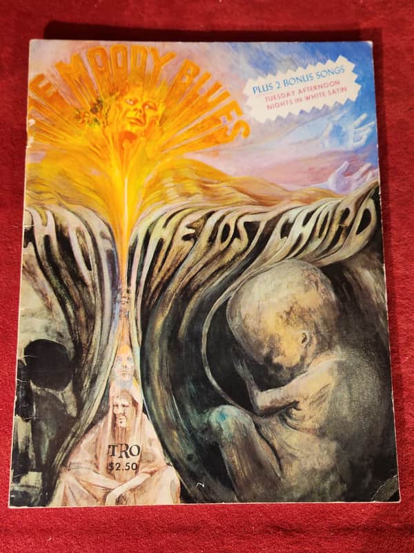 Vintage Late-'60s "The Moody Blues: In Search Of The Lost Chord" Paperback Songbook image 1
