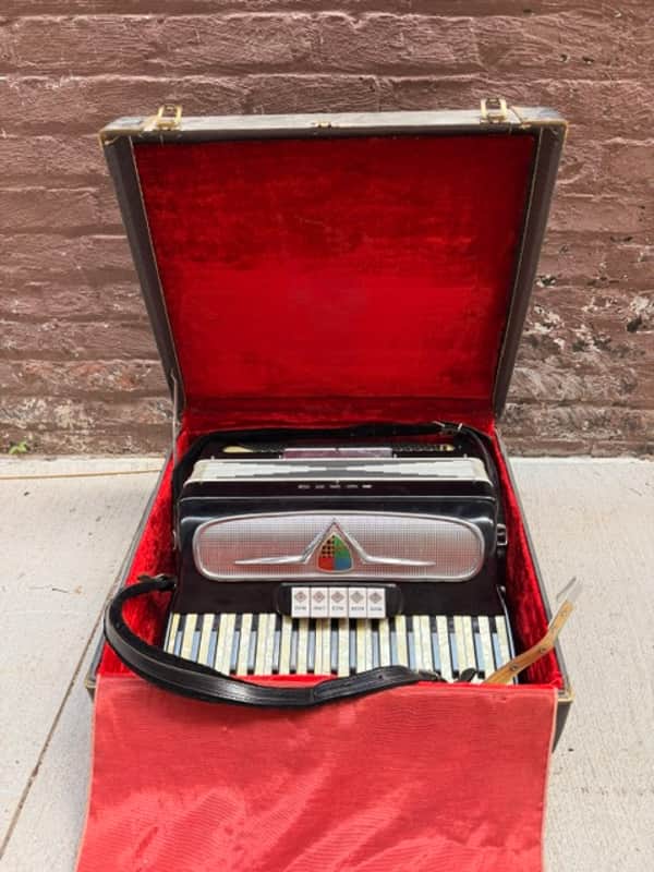 Vintage Iorio Italian Piano Accordion with Mother of Pearl Keys image 1