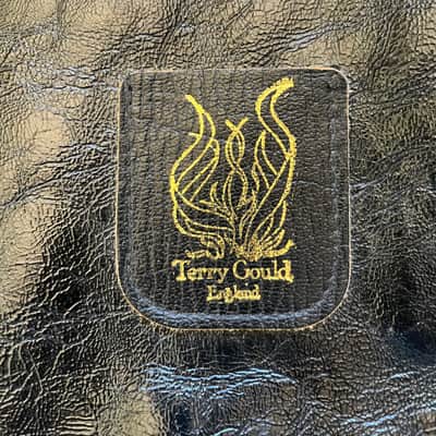 Vintage Terry Gould Leather Stick Bag Black image 2