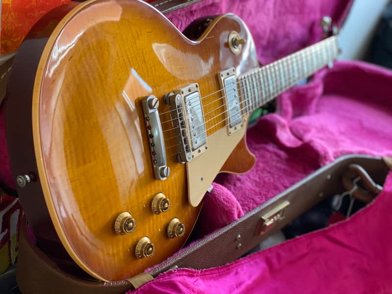 Gibson 2003 Les Paul Standard Subtle Honeyburst Flametop w/ OHSC Non-Chambered w/ Grovers image 1