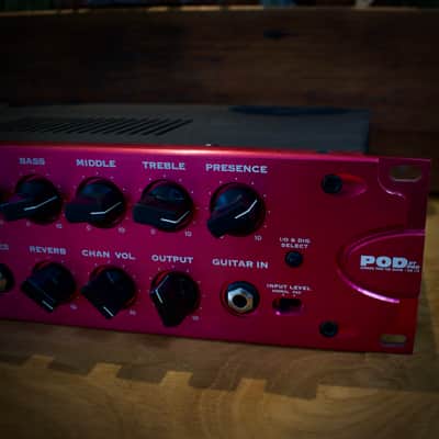 Line 6 POD xt Pro Rackmount Multi-Effect and Amp Modeler 2010s - Red image 4