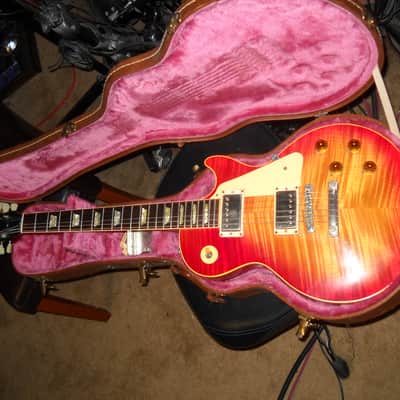 Gibson Les Paul Leo's 59 Reissue 1982 Cherry Sunburst image 4