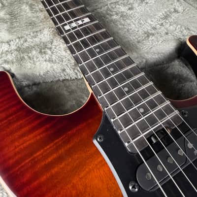 ESP E-II SN-III Hardtail w/Case - Tiger Eye Sunburst image 6