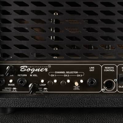 2005 Bogner Ecstasy 101B Top with Bogner 412ST Cab - Black | USA Boutique 3-Channel 100/50-Watt EL34 Tube Guitar Half Stack Amp Head Box with Class A/AB Switch image 12