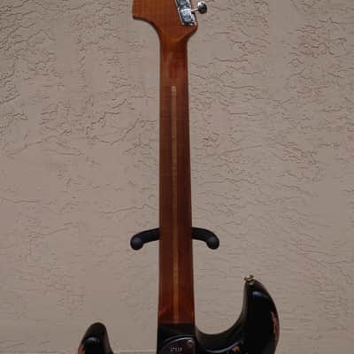 Fender Custom Shop '69 Stratocaster HSS Floyd Rose 2024 - Super Heavy Relic Black image 8