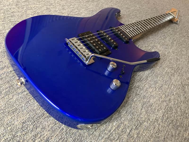 Fender Squier Showmaster Blue electric guitar super strat image 1