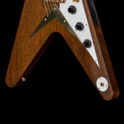 Gibson Custom Shop 1958 Mahogany Flying V - Antique Natural #86016 image 7