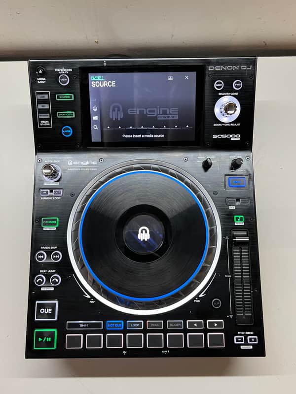 Denon SC5000 Prime Professional DJ Performance Player 2010s - Black image 1