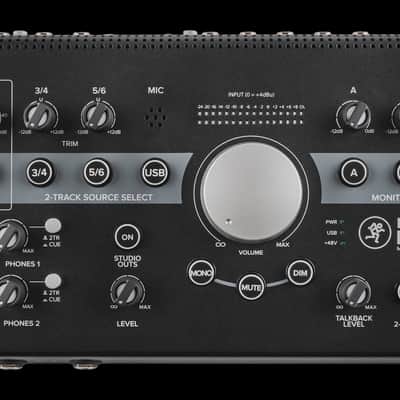 Mackie BIG-KNOB-STUDIO-PLUS Big Knob 4X3 Studio Monitor Controller, USB Interface, 192 Khz image 1