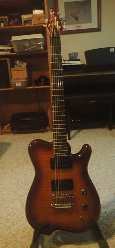 Carvin Holdsworth HF2 2005 -  Sunburst on Flamed Maple image 1