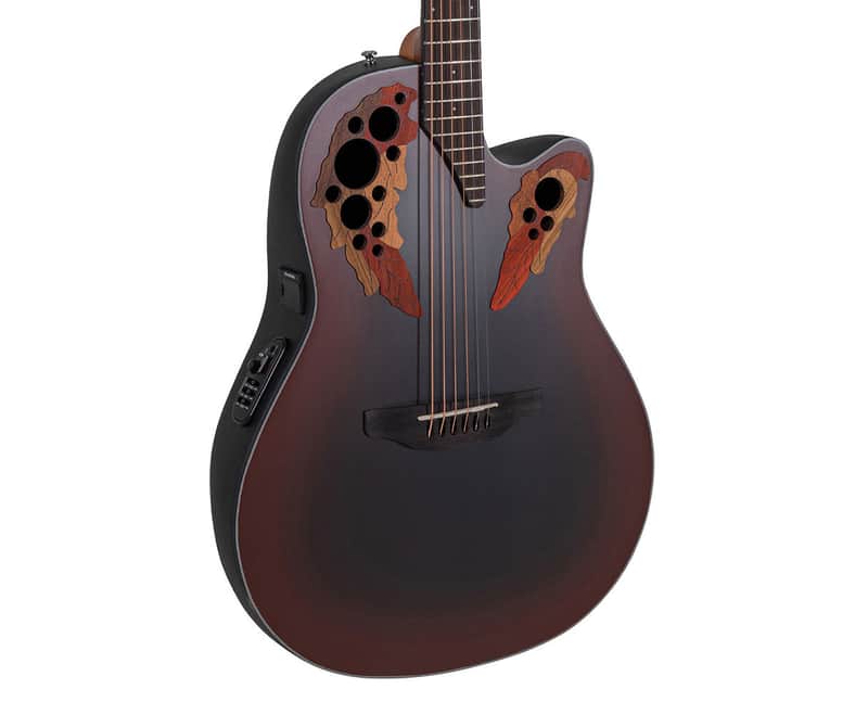 Ovation Celebrity Elite CE44-RRB A/E Guitar - Reverse Red Burst - Open Box image 1
