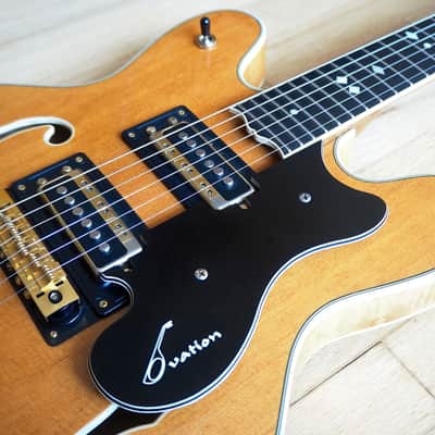 1971 Ovation Thunderhead Storm Series Vintage Hollowbody Electric Guitar Blonde image 7