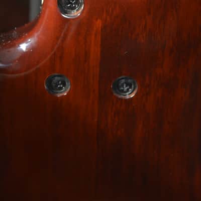 2010 Ibanez SR370 Soundgear Active Bass in Brown Burst, w/New Black Dunlop Straploks & a New Black ABS Hardshell Case image 6