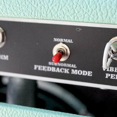 INCREDEBLE!!!!GVT Vibro Tone JR Handwired NOS Guitar amplifier blackface 1964 / Surf Green Vibro champ AA764 image 11
