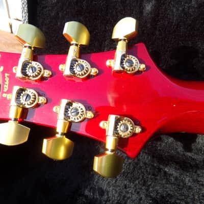 1999 PRS Custom 24 Artist model - Dark Cherry Sunburst highly flamed curly maple image 15