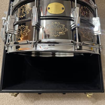 Ludwig Limited Edition Engraved Black Beauty 14x6.5 (1990/1991) W/ Case!!! image 1