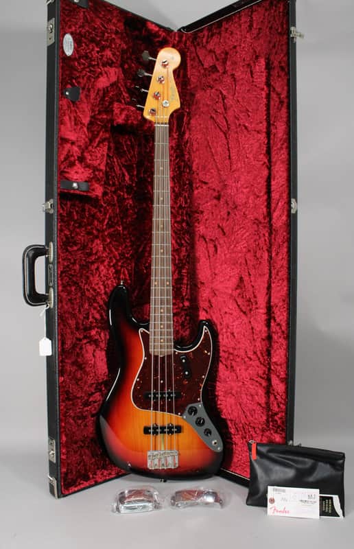 2019 Fender American Original '60s Jazz Bass 3-Color Sunburst w/OHSC image 1