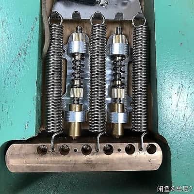 Brass Guitar Bridge Tremolo Stabilizer Trem Setter image 2