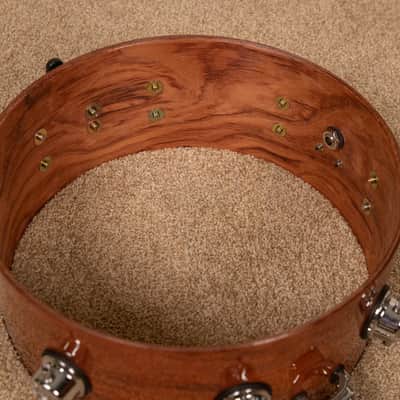 Natal Natural Bubinga Bop Drum Set 14x18 8x12 14x14 and 5x13 image 24