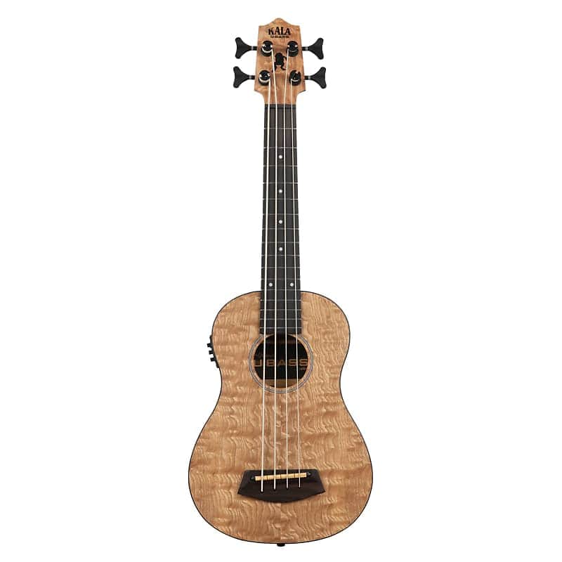 Kala UBASS-QA-FS Quilted Ash U-Bass image 1