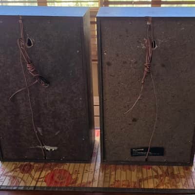 VINTAGE NATIONAL 1970,s STEREO MUSIC SPEAKERS/8 OHM image 6