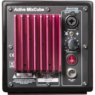 Avantone MixCubes Active Mini-Reference Monitors (Black) (Open Box) image 3