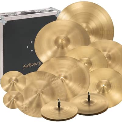 SABIAN NP5006N Paragon Neil Peart Complete Cymbal Set w/ Flight Case Made In Canada image 1