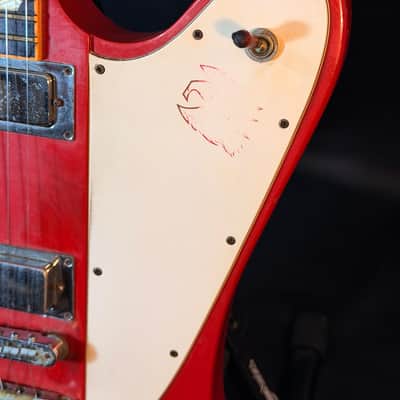 Gibson Firebird V Reissue 1991 - Cardinal Red image 11