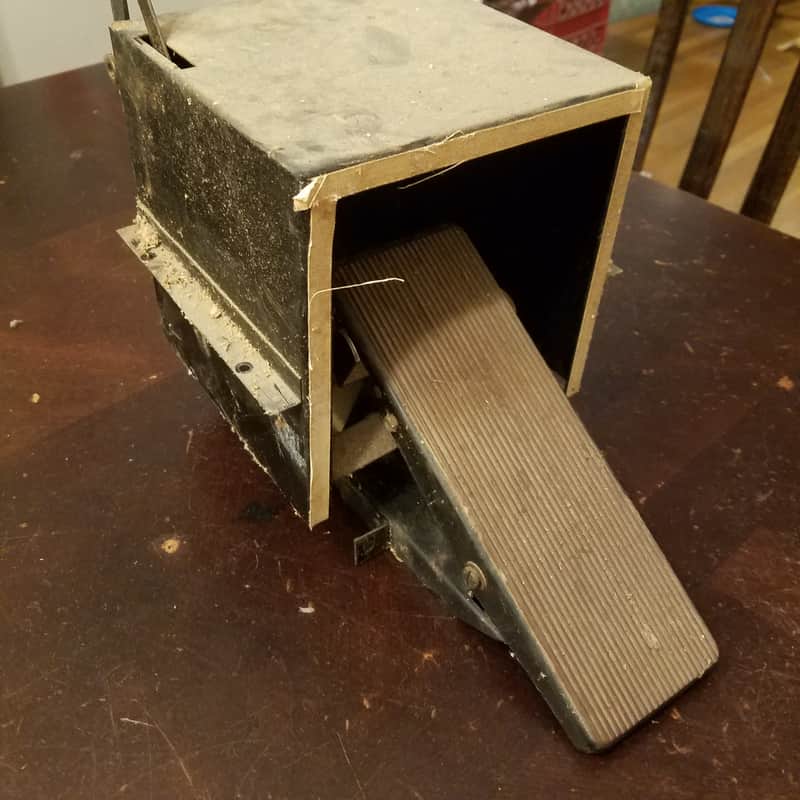 Hammond M3 expression foot pedal mechanism action 1956 - Black image 1