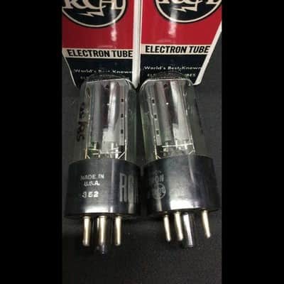 GREAT PAIR RCA 5Y3GT Dual D Getter RECTIFIER Radio Amp VACUUM TUBES O.9765 image 2
