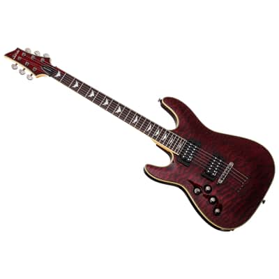 Omen Extreme-6 Black Cherry LH Schecter image 1