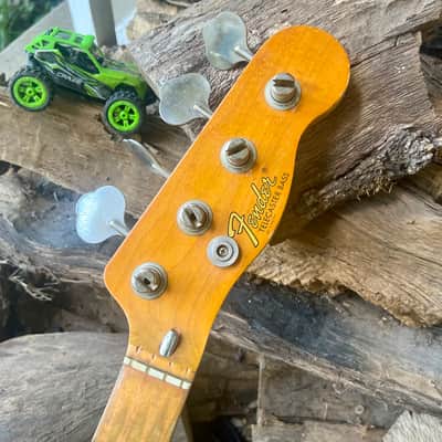 Vintage Fender Loaded Telecaster Bass Neck 1972 - Tuners & Tree image 1
