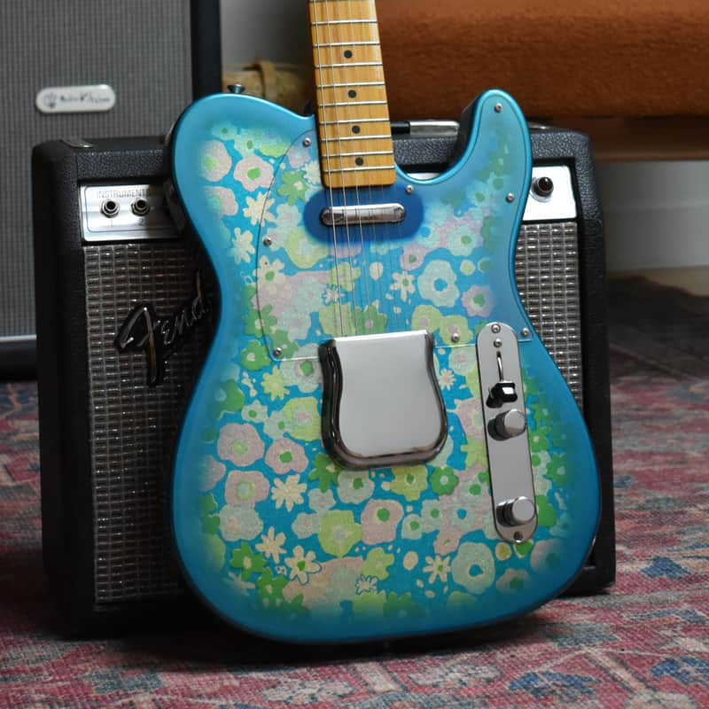 MINT 1993 Fender Japan A-Serial TL69-75 ’69 Telecaster Reissue Blue Flower w/HC, MIJ, FujiGen image 1