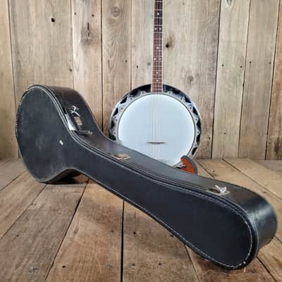 Framus Tenor 4 String Banjo 1960s w/ Chipboard Case image 24