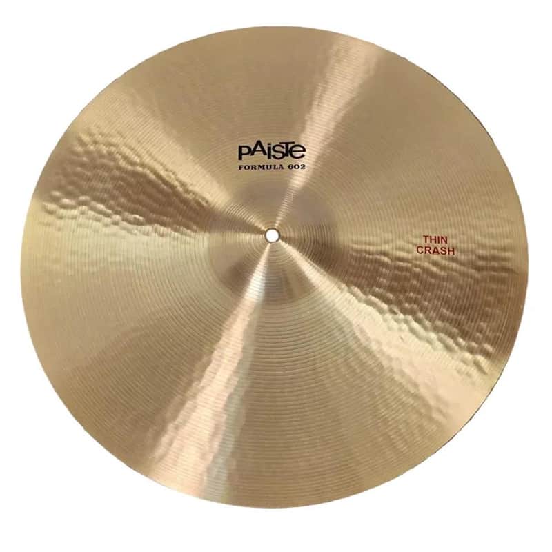 Used Paiste Formula 602 Thin Crash Cymbal 20" 1930 grams - Good image 1