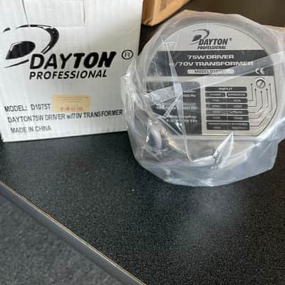 Dayton Audio D1075T 75W PA Speaker Horn Driver w 70V xformer image 1