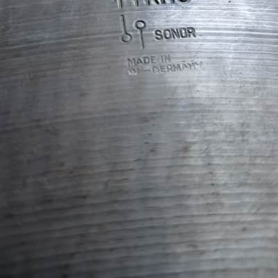 Sonor TYRCO 22 " Ride / Crash Ride 60s - Vintage classic image 6