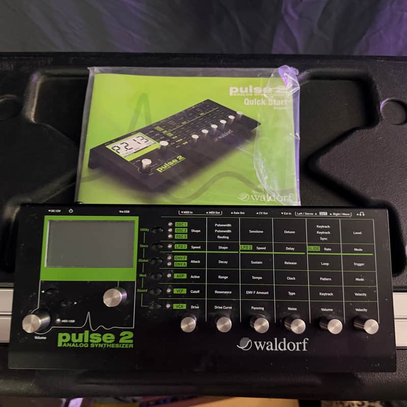 Waldorf Pulse 2 Analog Synthesizer Module 2013 - Present - Black