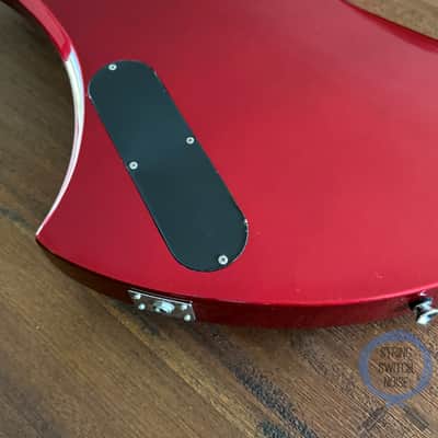 BC Rich Mockingbird Bass, Candy Apple Red, 2000s, Dual P Pickups image 16
