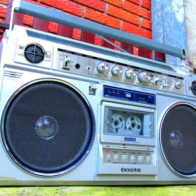 Sanyo M-X620K BoomBox 1980 Silver image 2